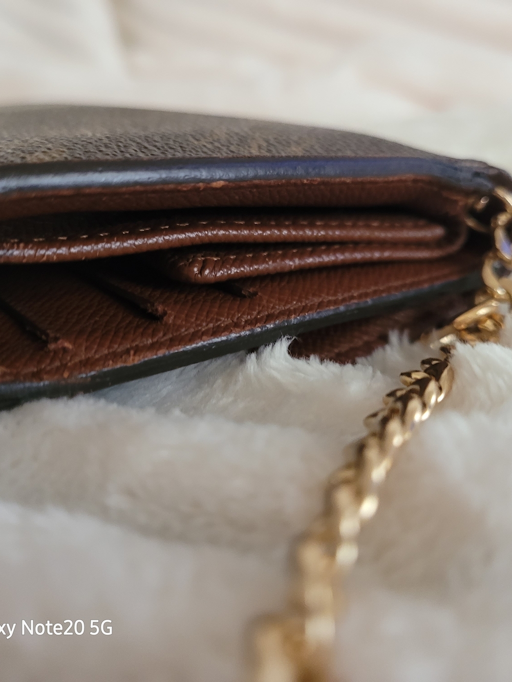 Louis Vuitton Brown Monogram Canvas Charm Chain Wallet - Picture 4 of 16